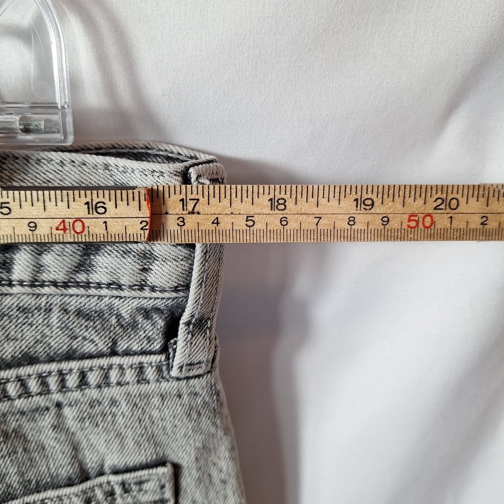 OLD NAVY 90s Baggy 100% Cotton Jean Men Sz 34x32 Grey Vintage Wash Relaxed Roomy - Picture 4 of 7